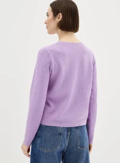 Soft honeycomb sweater