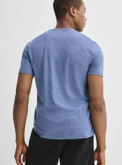 Soft jersey Henley T-shirt