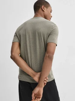 Soft jersey Henley T-shirt