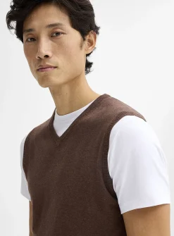 Soft knit vest