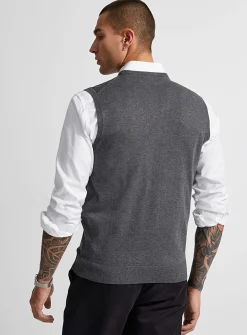 Soft knit vest