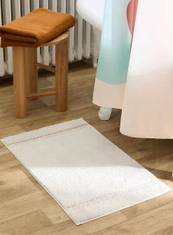 Soft plush bath mat