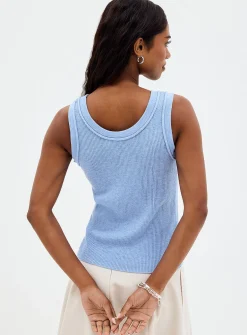 Soft rib-knit cami