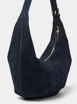 Soft rounded hobo bag