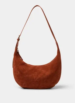 Soft rounded hobo bag