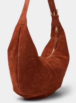 Soft rounded hobo bag