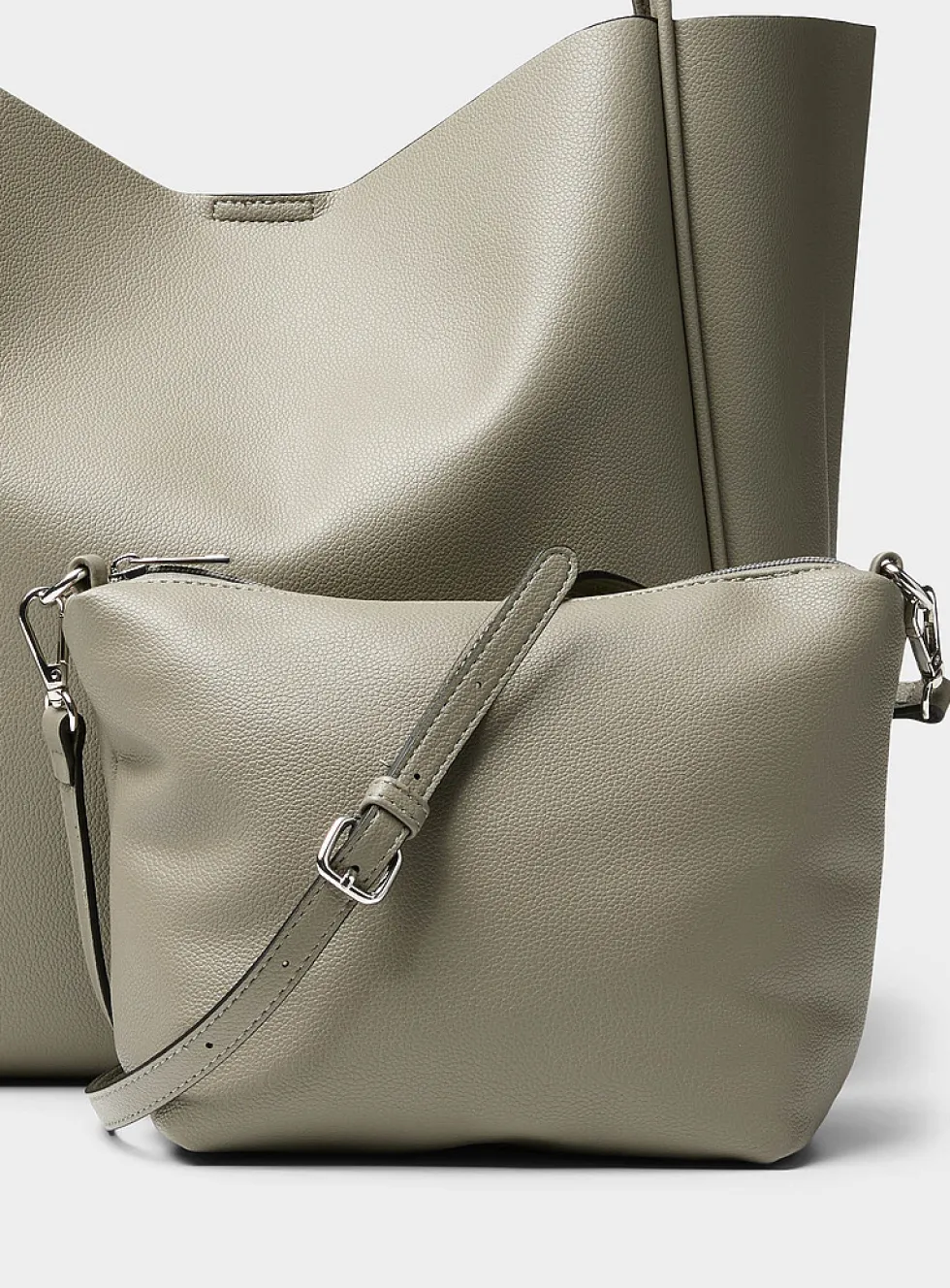Soft square tote bag
