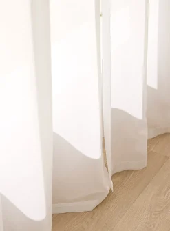 Soft tone plain sheer curtains
