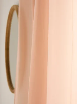 Soft tone plain sheer curtains