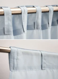 Soft tone plain sheer curtains