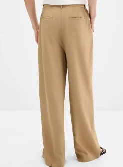 Soft twill wide pant