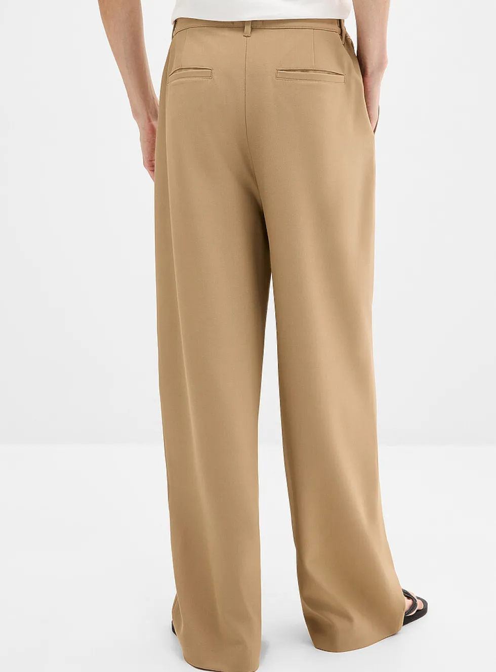 Soft twill wide pant