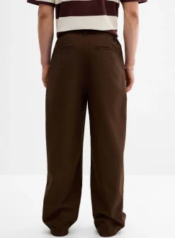Soft twill wide pant