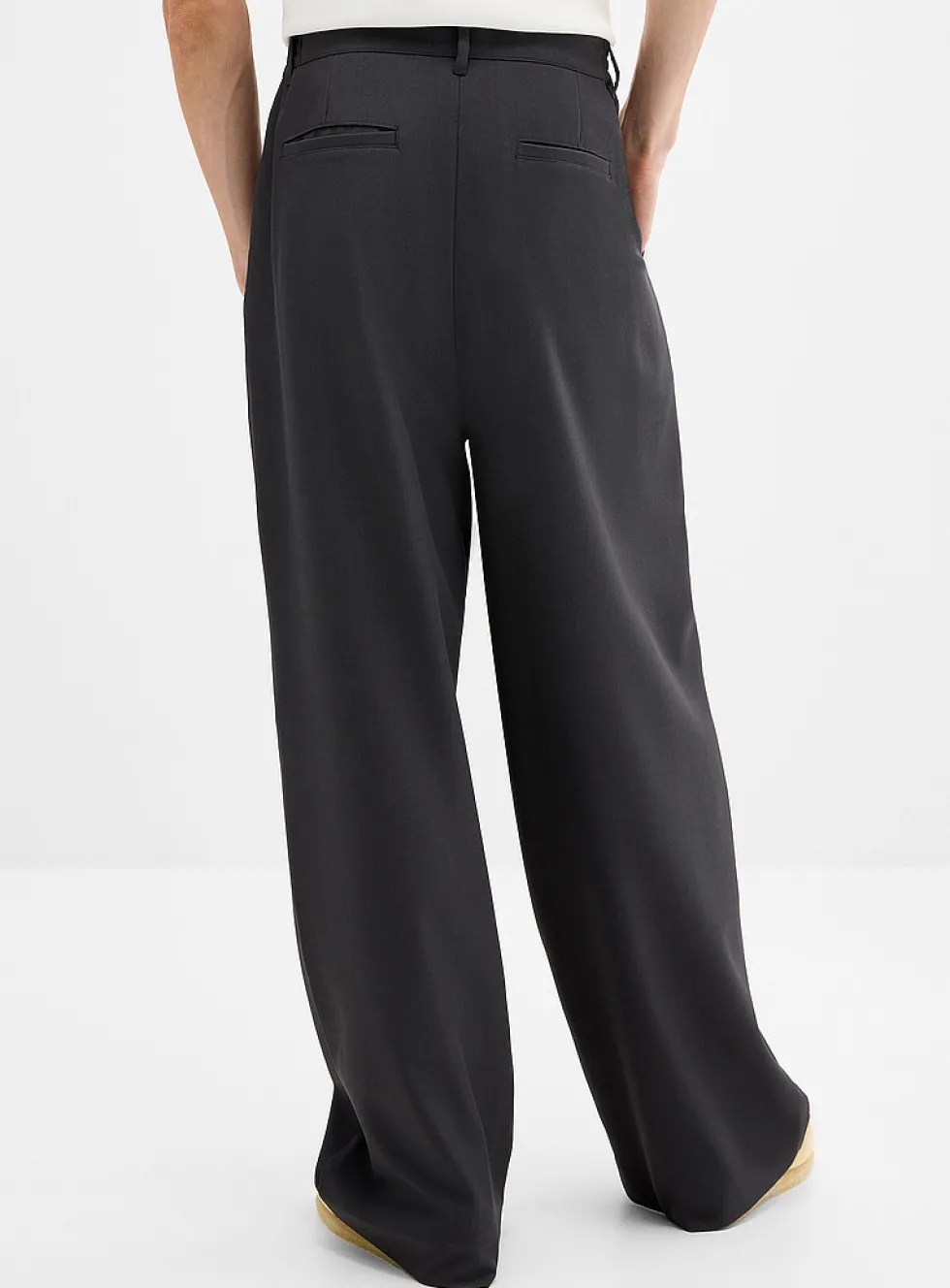 Soft twill wide pant