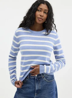 Soft two-tone stripe sweater