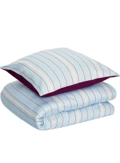 Solace striped bed linen set