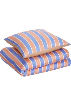 Solace striped bed linen set