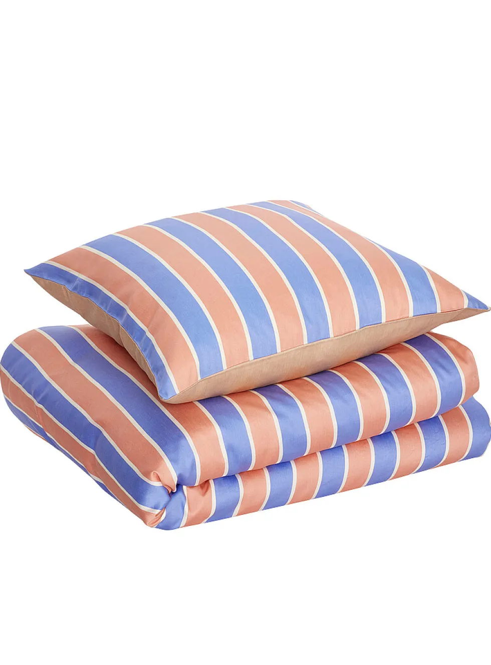 Solace striped bed linen set
