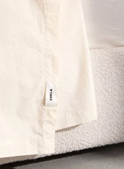 Solid 100% organic cotton percale sheet