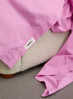 Solid 100% organic cotton percale sheet