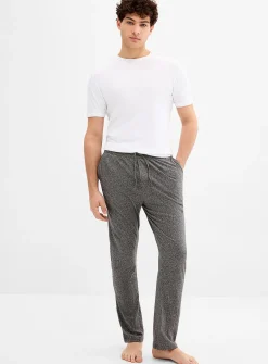 Solid brushed finish pyjama pant