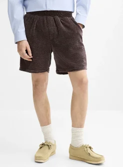Solid chenille knit short