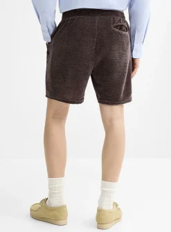 Solid chenille knit short