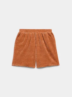 Solid chenille knit short