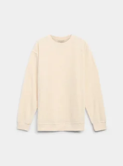 Solid chenille knit sweater