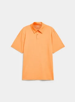 Solid colour golf polo