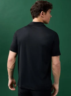 Solid colour golf polo