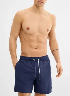 Solid colour stretch swim trunk