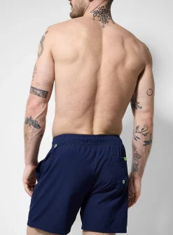 Solid colour stretch swim trunk