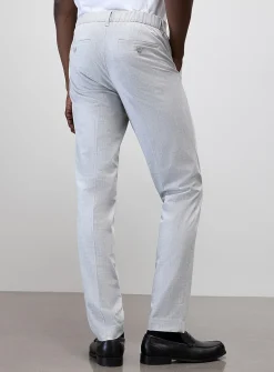 Solid comfort-waist pant
