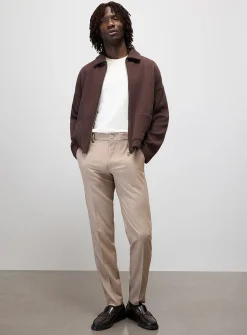 Solid comfort-waist pant