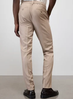 Solid comfort-waist pant