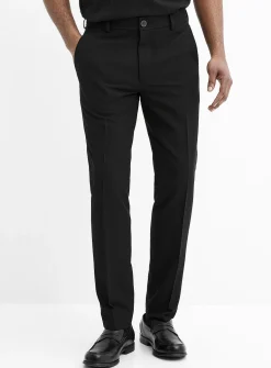 Solid comfort-waist pant
