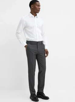 Solid comfort-waist pant