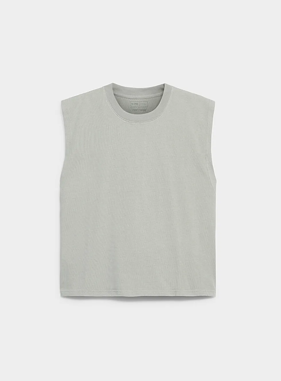 Solid cropped tank
