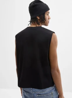 Solid cropped tank