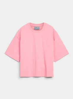 Solid cropped T-shirt