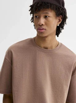 Solid cropped T-shirt