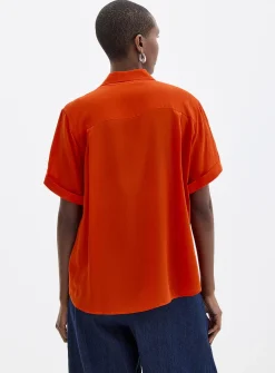 Solid flowy shirt