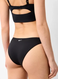 Solid high-cut bikini panty
