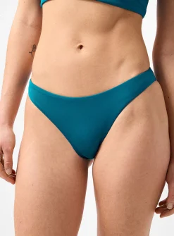 Solid high-cut bikini panty