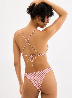 Solid high-cut cheeky panty