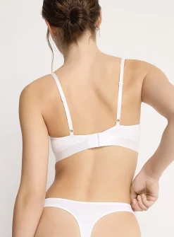 Solid high-cut essential thong