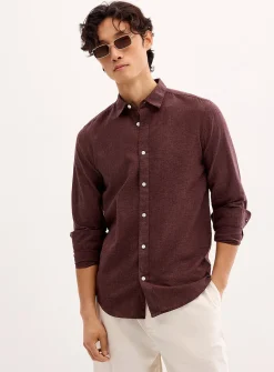 Solid linen shirt