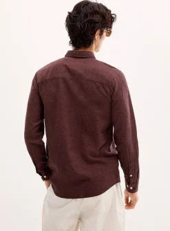 Solid linen shirt