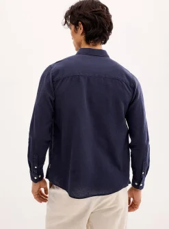 Solid linen shirt